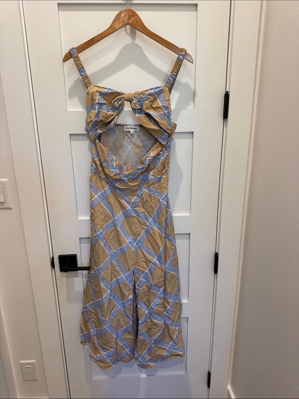 En Saidon Cut out Midi Dress